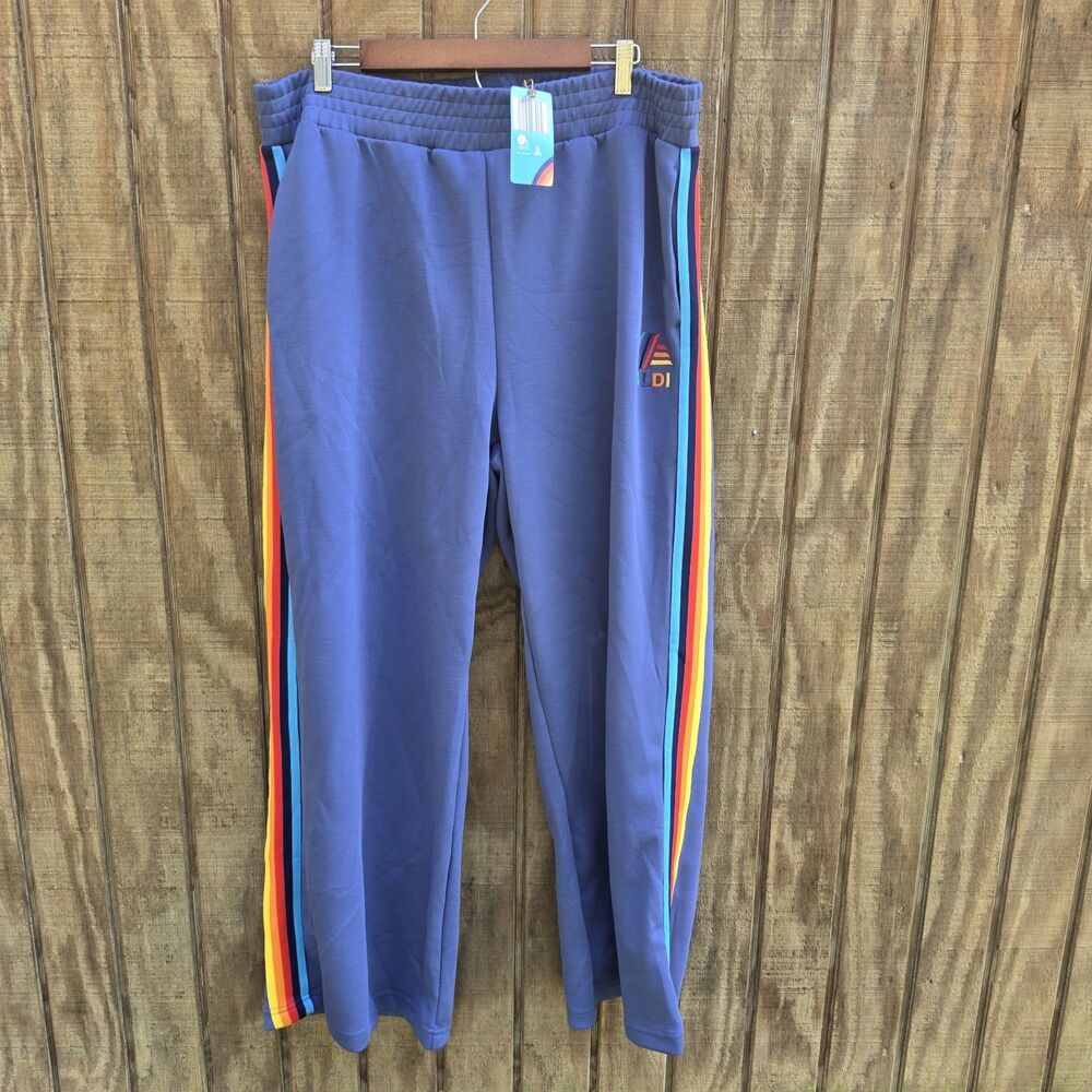 Aldi Gear NWT Wide Leg Track Pants Womens Size XL